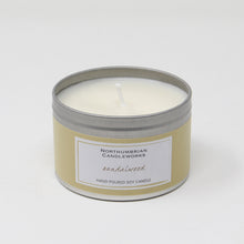 Load image into Gallery viewer, Northumbrian Candleworks - Sandalwood - Candle in a Tin

