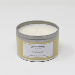 Northumbrian Candleworks - Sandalwood - Candle in a Tin