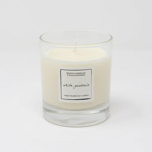 Northumbrian Candleworks - White Gardenia - Candle in a Glass Jar