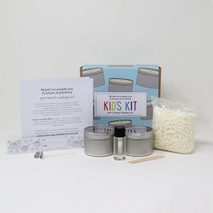 Northumbrian Candleworks - Kid's Kit - Candle Making Kit Contents