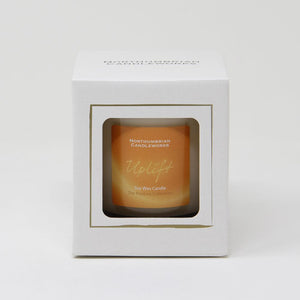 uplift candle in gift box from the positive collection - mimosa and mandarin